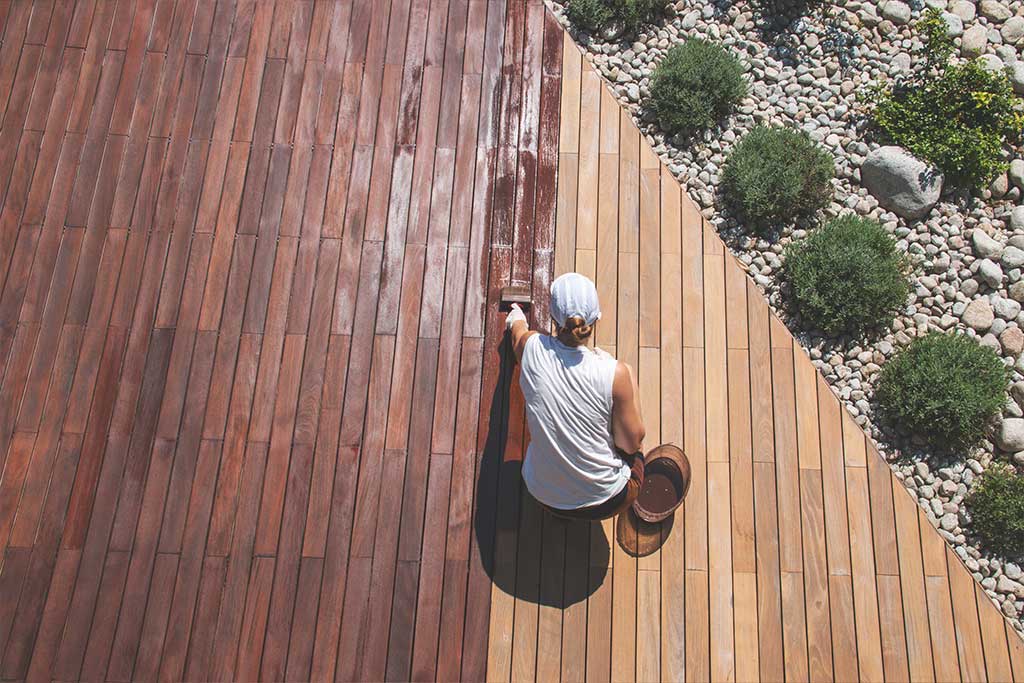 hardwood floor staining Kansas City color options before after